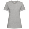 Womens Classic-T Organic Crew Neck Grey Heather
